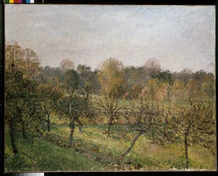 Coucher de soleil à Éragny, 1902